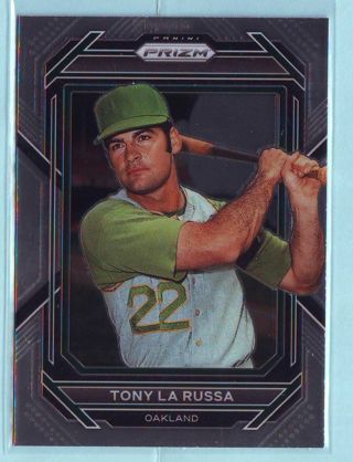 2023 Panini Prizm Tony La Russa Baseball Card # 291 A's