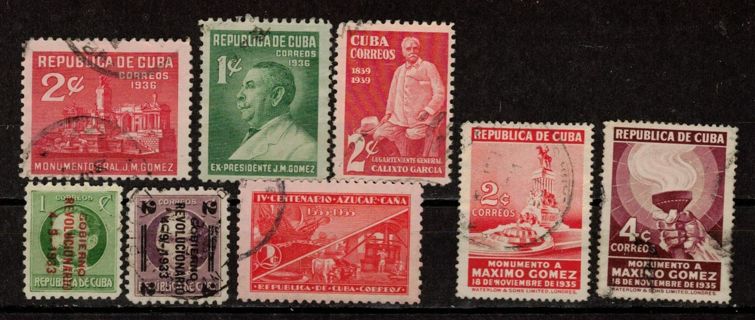 Cuba Commemoratives 1933-1939