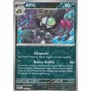  Tradingcard - Pokemon 2023 german Affiti 146/193 REVERSE HOLO 