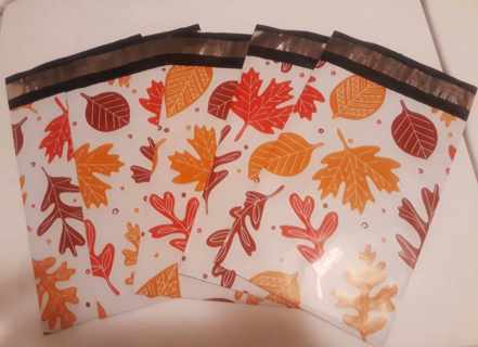 *5* Fall/Autumn/Halloween/Thanksgiving 6" x 9" Polymailers