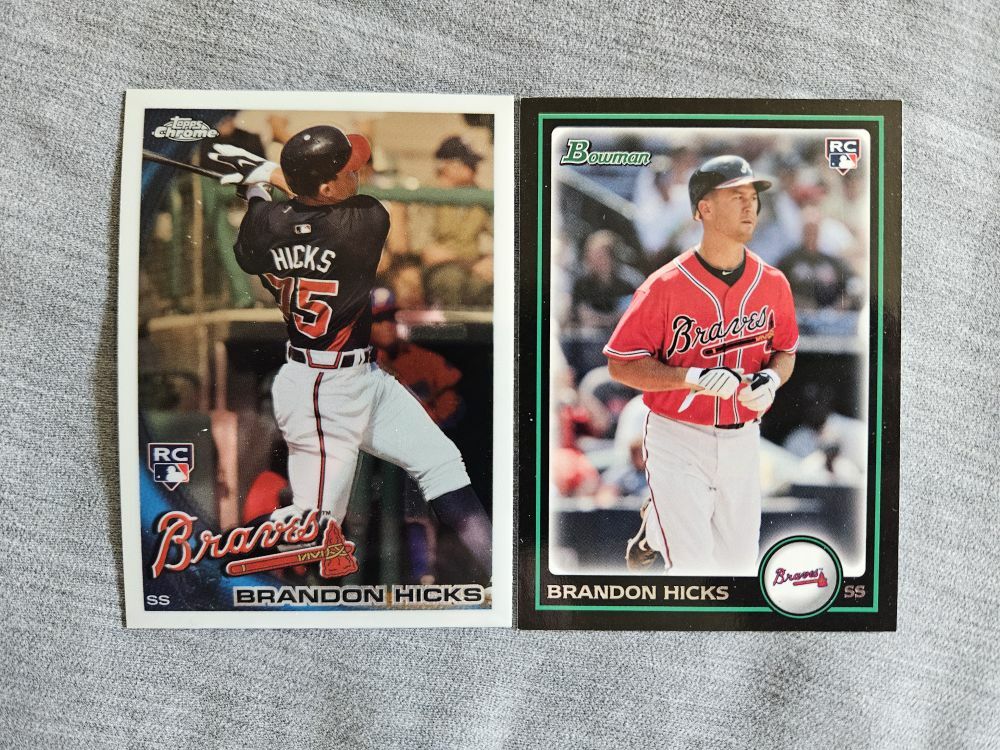 Free: Two Brandon Hicks Rookie Cards
