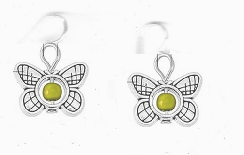 SP Yellow Turquoise Butterfly Earrings (PLEASE READ DESCRIPTION