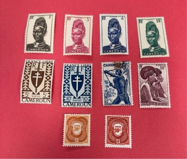 Cameroon stamp lot