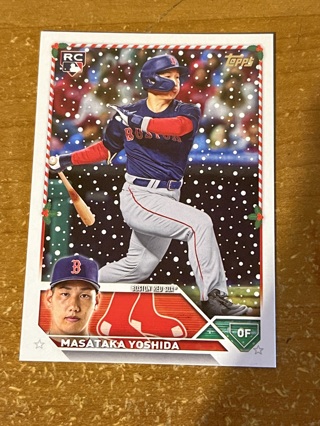 2023 Topps Holiday Baseball - Rookie Base Card - MASATKA YOSHIDA # H8