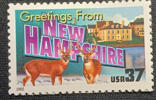 NICE 37c STAMP NEW HAMPSHIRE MNH