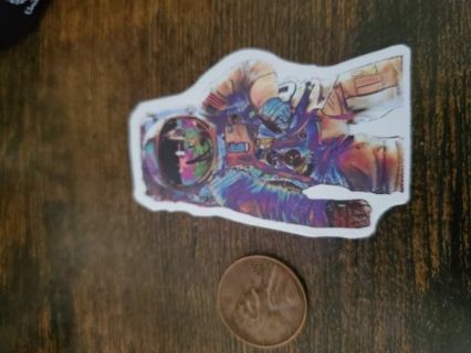 1 Trippy astronaut sticker