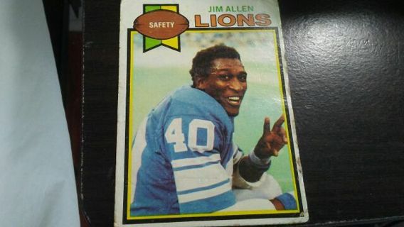 1979 TOPPS JIM ALLEN DETROIT LIONS FOOTBALL CARD# 126