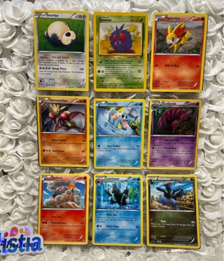 Set of 9 Pokémon Cards from 1995-2014 with 9 extras