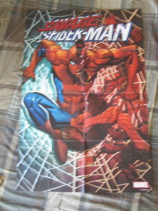 Huge 24"x36" Comic Shop promo Poster: Marvel - Savage Spider-Man