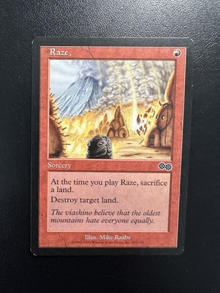 Raze MTG Urza's Saga Lightly Played Common Card