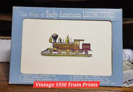 Vintage Locomotive Art Prints