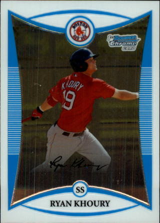 2008 Bowman Chrome Prospects Boston Red Sox Baseball Card #BCP36 Ryan Khoury