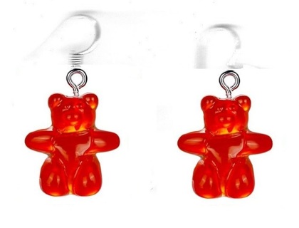 SP RED GUMMY BEAR EARRINGS (PLEASE READ DESCRIPTION