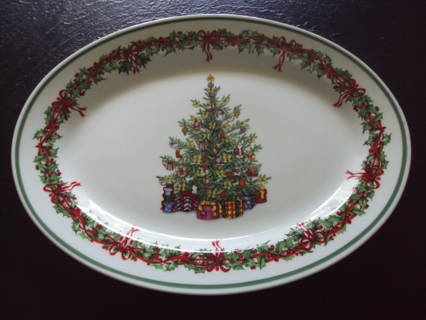 Christopher Radko Christmas Platter Traditions