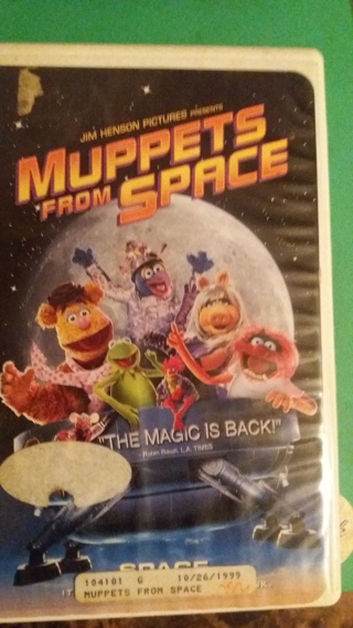 vhs muppets from space free shipping