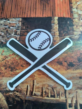 Baseball Sticker