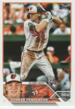 2023 Topps Gunnar Henderson Baltimore Orioles RC #206!