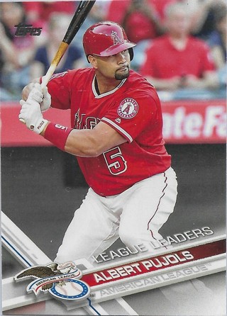 2017 Topps #322 Albert Pujols LL Los Angeles Angels