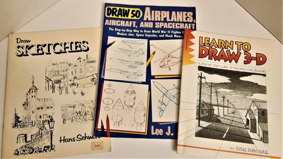 3 Learn to Draw Books (softcover)