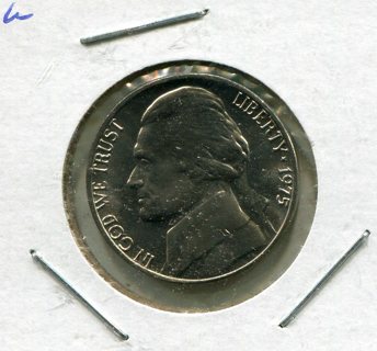 1975 P Jefferson Nickel-Brilliant Uncirculated