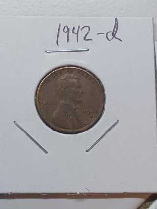 1942-D Lincoln Wheat Penny! 36