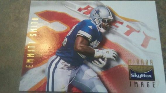 1999 SKYBOX MIRROR IMAGE EMMITT SMITH DALLAS COWBOYS FOOTBALL CARD# 149