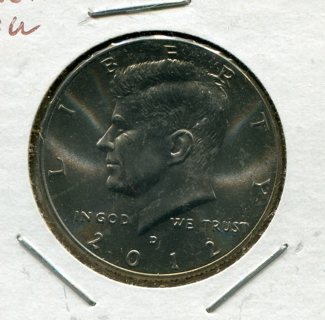 2012 D Kennedy Half Dollar-Choice B.U.