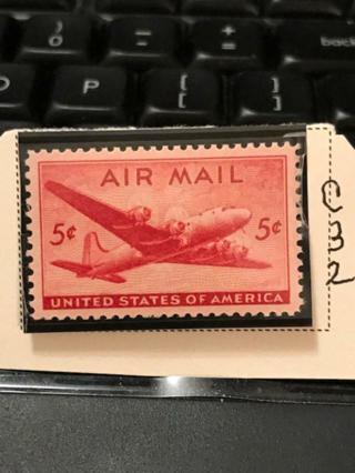 - Scott #C32 5c Airmail MNH