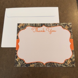 Thank You Card w/Envelope