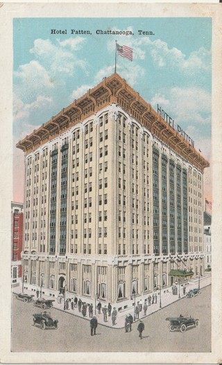 Vintage Used Postcard: 1920 Hotel Patten, Chattanooga, TN
