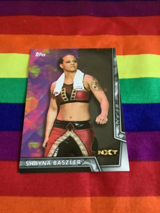 WWE 2018 Topps NXT Collectible Wrestling Card #43 Shayna Baszler 