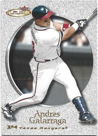 2001 FLEER FUTURES ANDRES GALARRAGA CARD