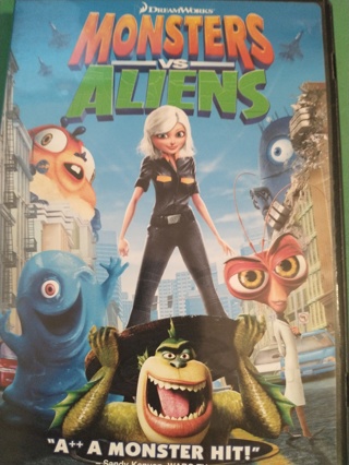 dvd monsters vs aliens free shipping