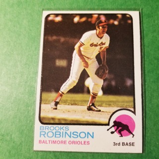 1973 - TOPPS BASEBALL CARD NO. 90 - BROOKS ROBINSON HOF. - ORIOLES