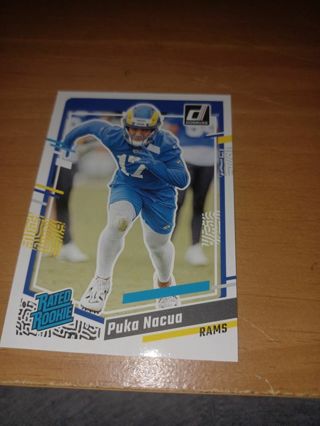 2023 donruss rookie Puka Nacua rams