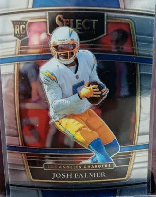 2021 SELECT JOSH PALMER ROOKIE RC # 66 LOS ANGELES CHARGERS