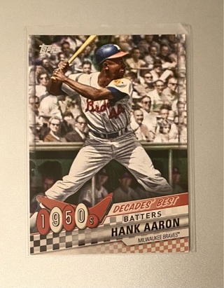 Hank Aaron insert