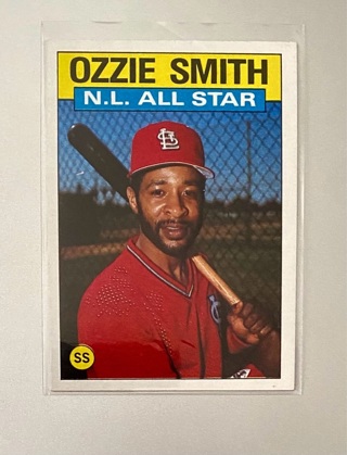 Ozzie Smith 1986 Topps