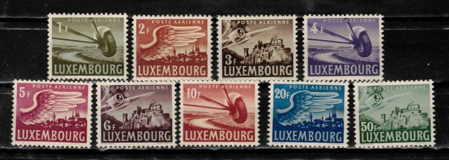 Luxembourg Airmail Set from 1946