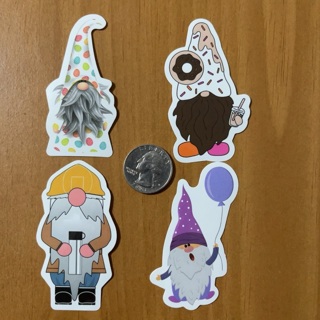 Gnome Stickers (F)