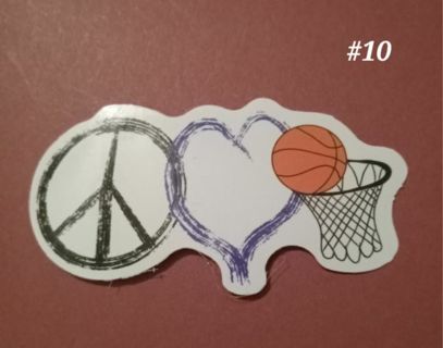 Basketball Vending Sticker #10