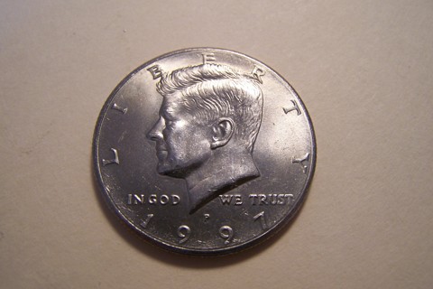 AU-BU 1997-P Kennedy Half Dollar JFK