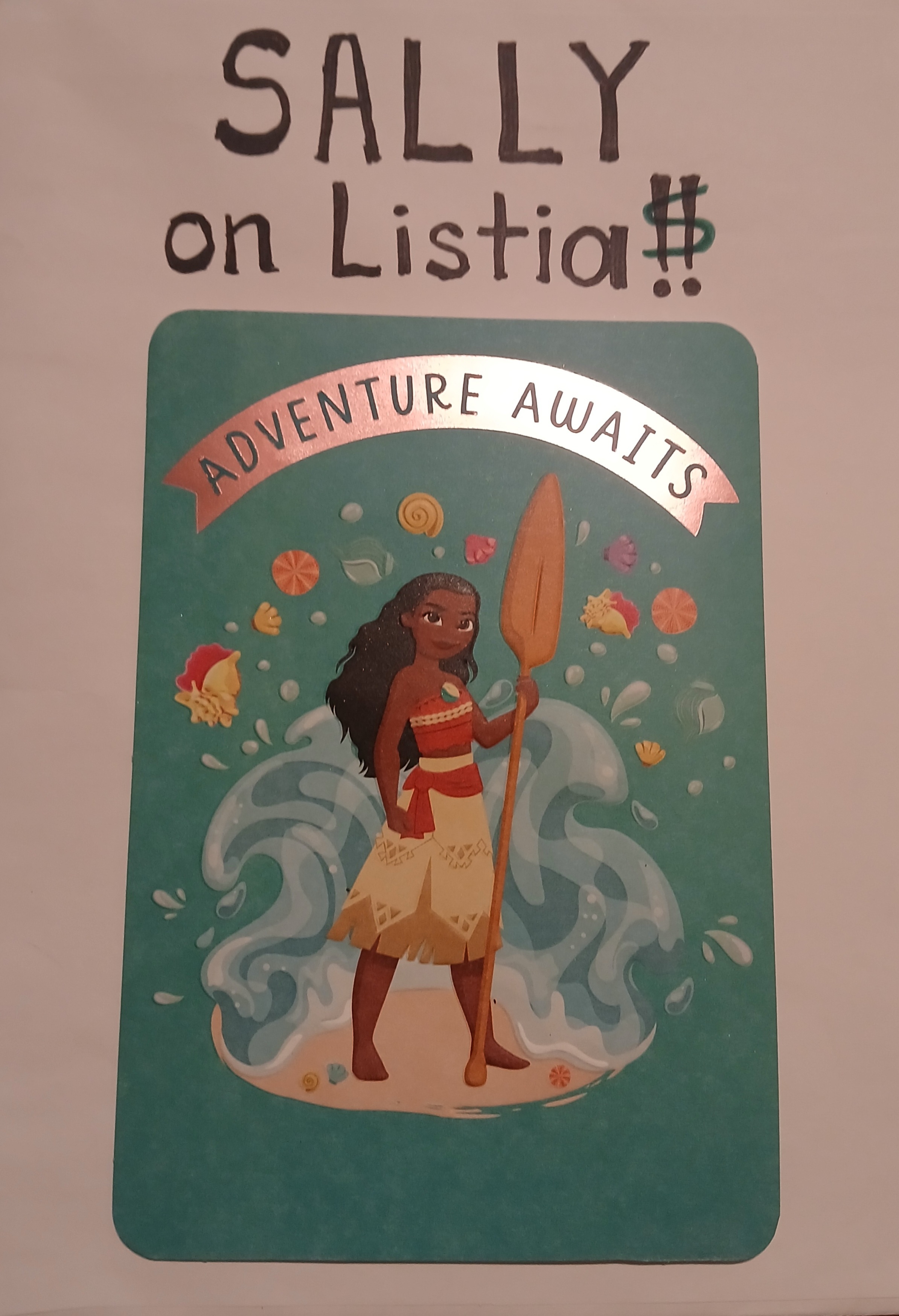 Free: Moana Birthday Card  (Disney)