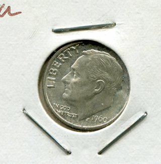 1960 P Roosevelt Dime-90% Silver! B.U.