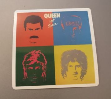 1 new 3 inch Queen Freddy Mercury Hot Space vinyl laptop sticker for Xbox, PS4