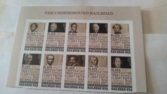 10- FOREVER US POSTAGE STAMPS... THE UNDERGROUND RAILROAD