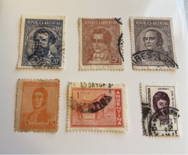 Argentina Stamp Lot 