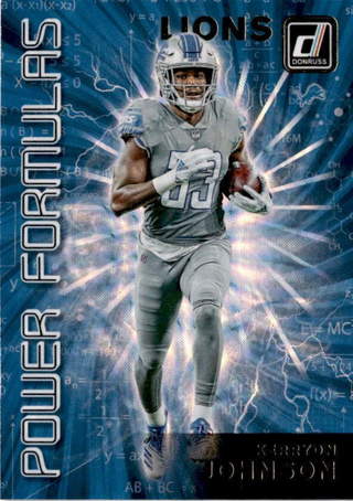 2019 Donruss #PF-19 Kerryon Johnson Lions Power Formulas