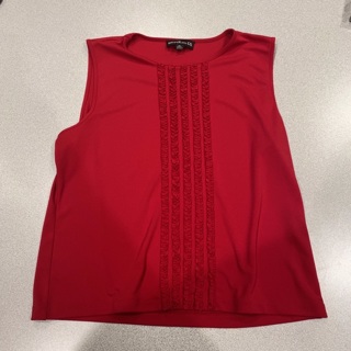 Women’s Size XL Red Tank Top By Kasper And Company 