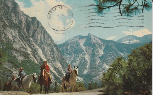 Vintage Used Postcard: A: 1969 Mountain Wilderness, Kings Canyon, CA